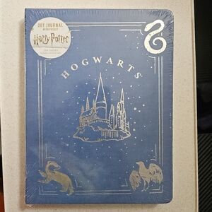 New Harry Potter Blue Silver Hogwarts Dot Journal - Sealed - 208 Pages